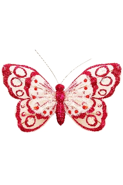 FERMACAPELLI FARFALLA ROSSO